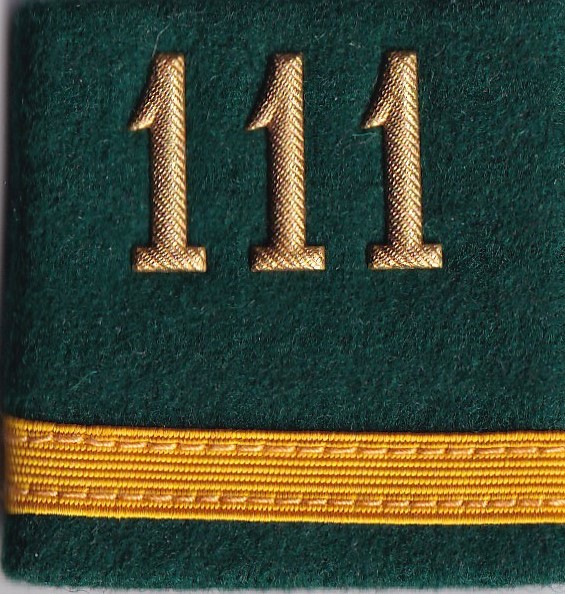 Bild von Major Schulterpatten Infanterie 111. Preis gilt für 1 Stück 